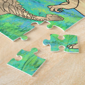 Dinosaurier personalisiert puzzle (Seite)
