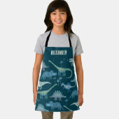 Dinosaurier Personalisiert Schürze (Insitu)
