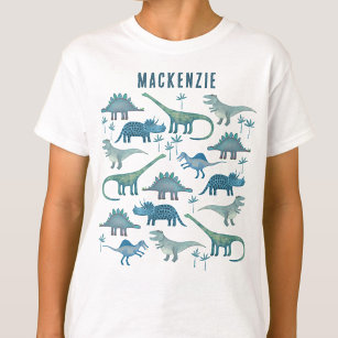 Dinosaurier Personalisiert T-Shirt