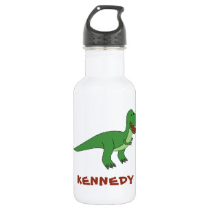 Dinosaurier Personalisierter Individuelle Name zur Edelstahlflasche