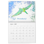 Dinosaurier personalisierter Kinderkalender Kalender (Mär 2027)