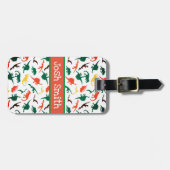 Dinosaurier Personnalised Gepäckanhänger (Vorderseite horizontal)