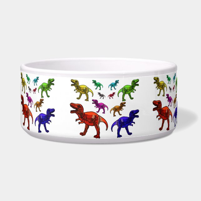 Dinosaurier Pet Bowl Napf (Vorderseite)