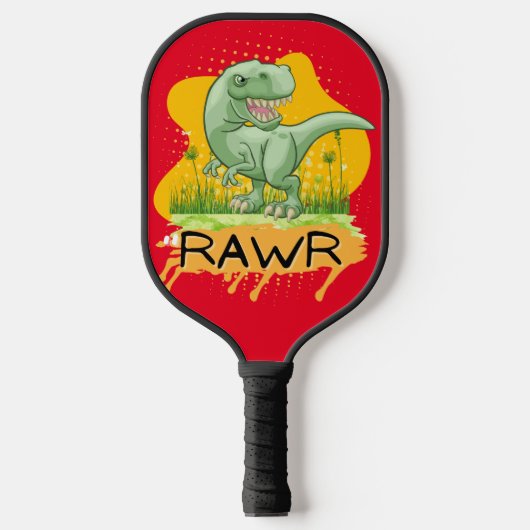 Dinosaurier Pickleball Schläger (Vorderseite)