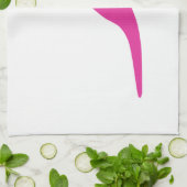 Dinosaurier Pink Geschirrtuch (Gefaltet)