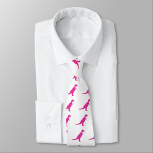Dinosaurier Pink Krawatte