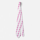 Dinosaurier Pink Krawatte (Vorderseite)