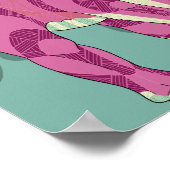 Dinosaurier-Plakat - Diplodocus-Dame Poster (Ecke)