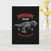 Dinosaurier Planet Erde Mesozoikerzeit | Dinosauri Karte (Gelbe Blume)