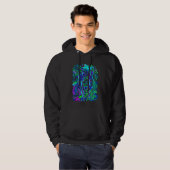 Dinosaurier Pop Art Hoodie (Vorne ganz)