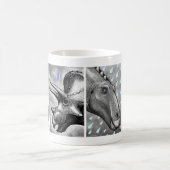 Dinosaurier-Porträt-Tasse Kaffeetasse (Mittel)