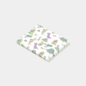 Dinosaurier Post-it Klebezettel (angewinkelt)