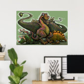 Dinosaurier Poster (Heimbüro)