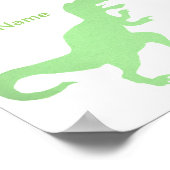 Dinosaurier Poster (Ecke)