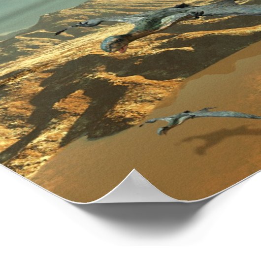 Dinosaurier Poster (Ecke)