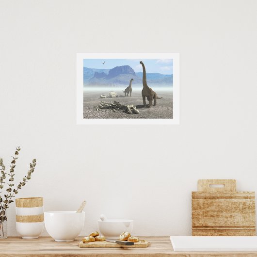 Dinosaurier Poster (Küche)