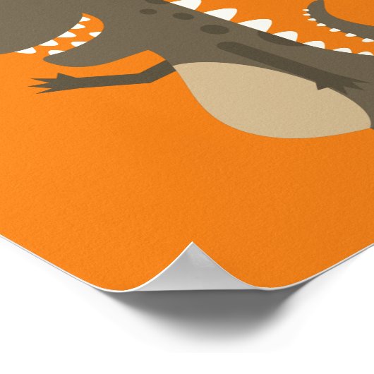 Dinosaurier Poster (Ecke)