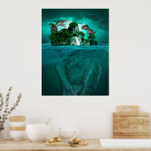 Dinosaurier Poster (Küche)