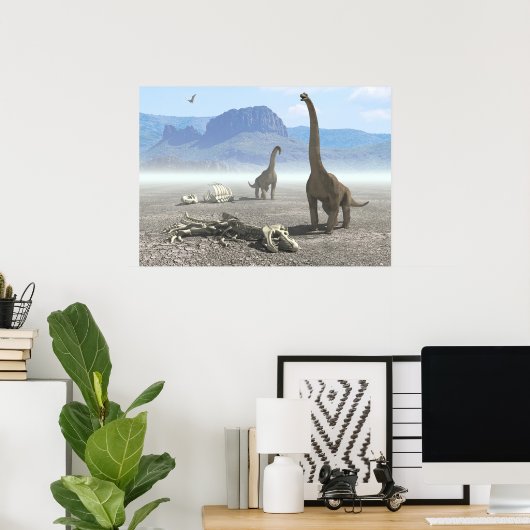 Dinosaurier Poster (Heimbüro)