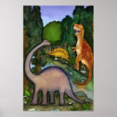 Dinosaurier Poster (Vorne)