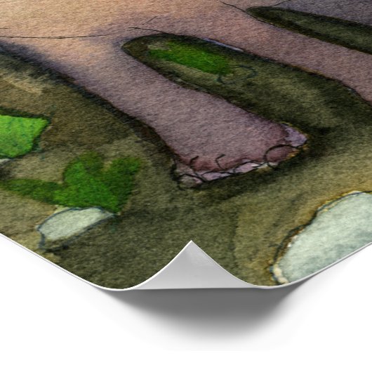 Dinosaurier Poster (Ecke)