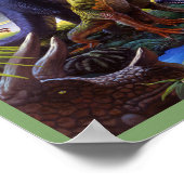 Dinosaurier Poster (Ecke)