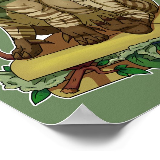 Dinosaurier Poster (Ecke)