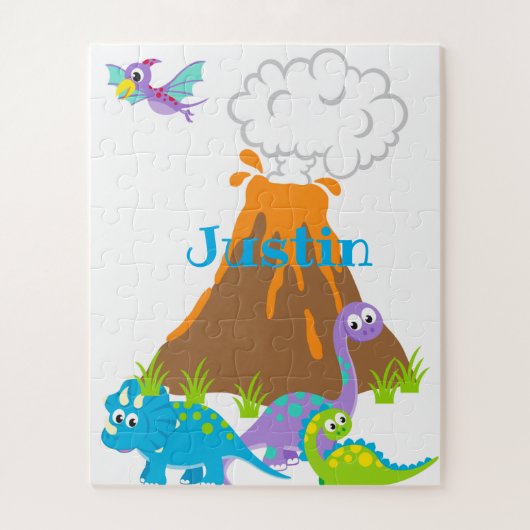 Dinosaurier, Poster personalisieren Puzzle (Vertikal)