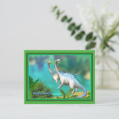 Dinosaurier Postkarte (Stehend Vorderseite)
