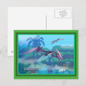 Dinosaurier Postkarte (Vorne/Hinten)