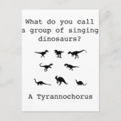 Dinosaurier Postkarte (Vorderseite)