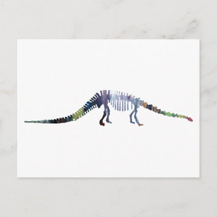 Dinosaurier Postkarte