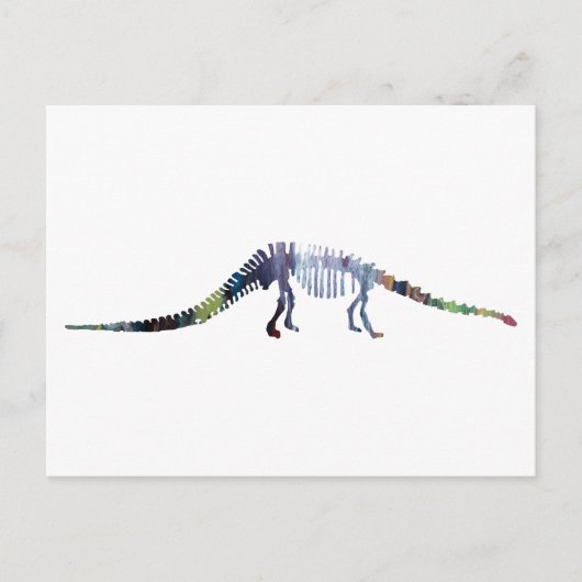 Dinosaurier Postkarte (Vorderseite)