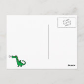 Dinosaurier Postkarte (Rückseite)