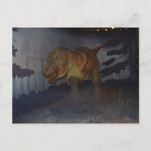 Dinosaurier Postkarte (Vorderseite)