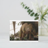 Dinosaurier Postkarte (Stehend Vorderseite)