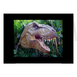 Dinosaurier-Postkarte
