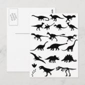 Dinosaurier Postkarte (Vorne/Hinten)