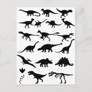 Dinosaurier Postkarte