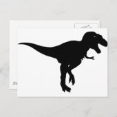 Dinosaurier Postkarte (Vorne/Hinten)