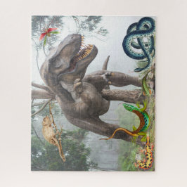 Dinosaurier prähistorische Tiere Beängstigend surr Puzzle