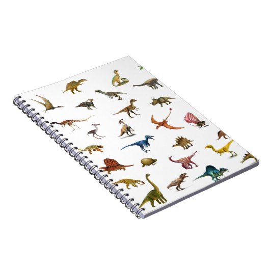Dinosaurier Prehistorisches World-Notebook Notizblock (Rechte Seite)