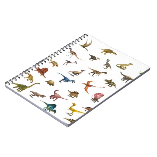 Dinosaurier Prehistorisches World-Notebook Notizblock (Linke Seite)