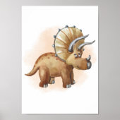 Dinosaurier Print Dino Kids Room Poster (Vorne)