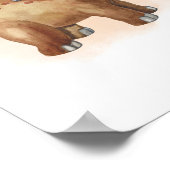 Dinosaurier Print Dino Kids Room Poster (Ecke)