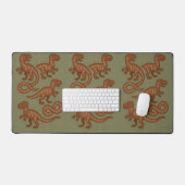Dinosaurier programmieren Binärcode-Syntax Schreibtischunterlage (Tastatur & Maus)
