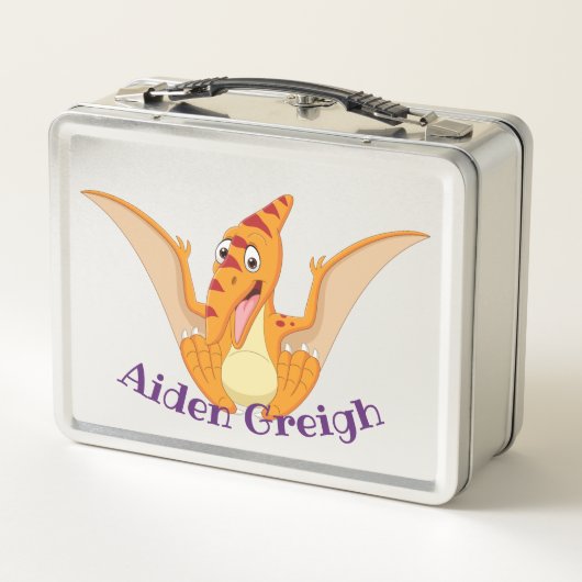 Dinosaurier Pterodactyl Kids Lunchbox (Rückseite)