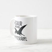 Dinosaurier Puns sind Pterabyl Kaffeetasse (Vorderseite Links)
