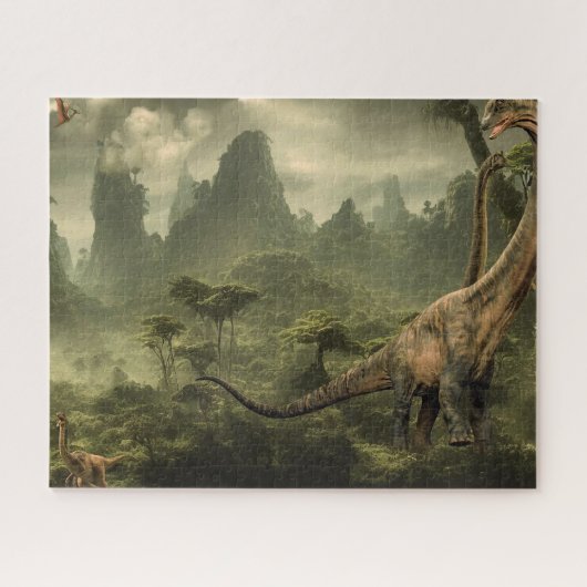 Dinosaurier Puzzle (Horizontal)