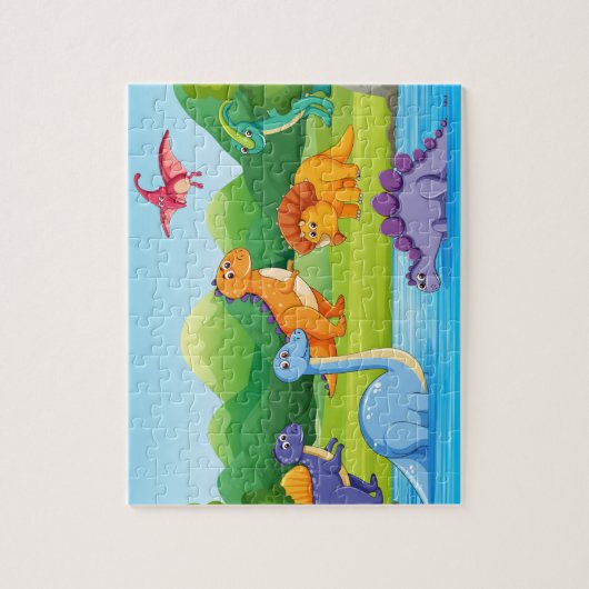 Dinosaurier Puzzle (Vertikal)